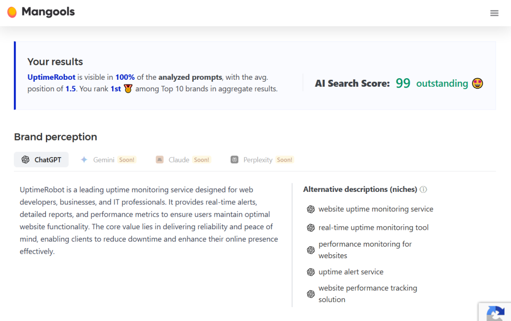 ai search grader results